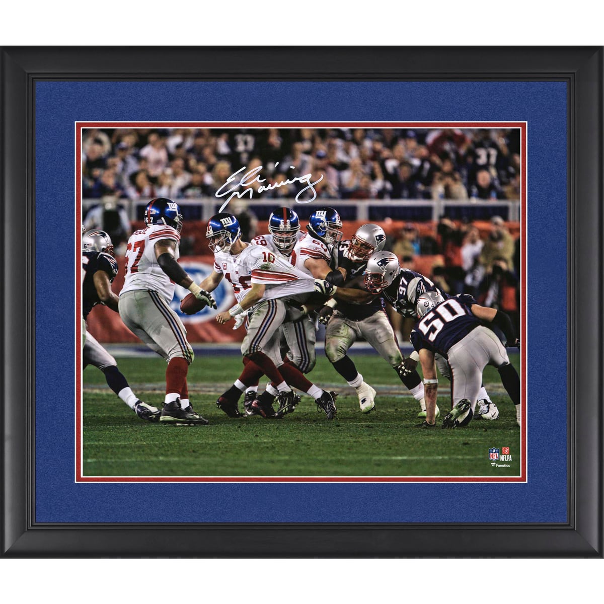 【公式シリアル番号付】NFL ジャイアンツ イーライ・マニング 直筆サイン フォト （16x20） Fanatics Authentic/ファナティクスオーセンティック (Aut 16x20 142021)