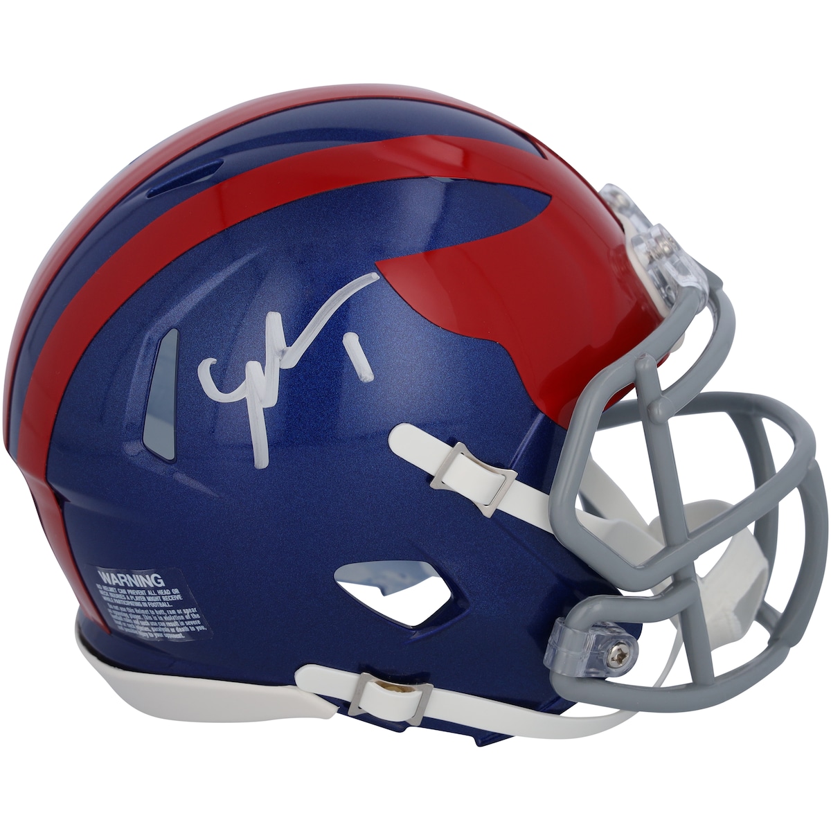 【公式シリアル番号付】NFL ジャイアンツ マリーク・ネイバーズ 直筆サイン ミニヘルメット Fanatics Authentic/ファナティクスオーセンティック (AUT MINI HELMET 45635)｜Fanatics公式ストア 店
