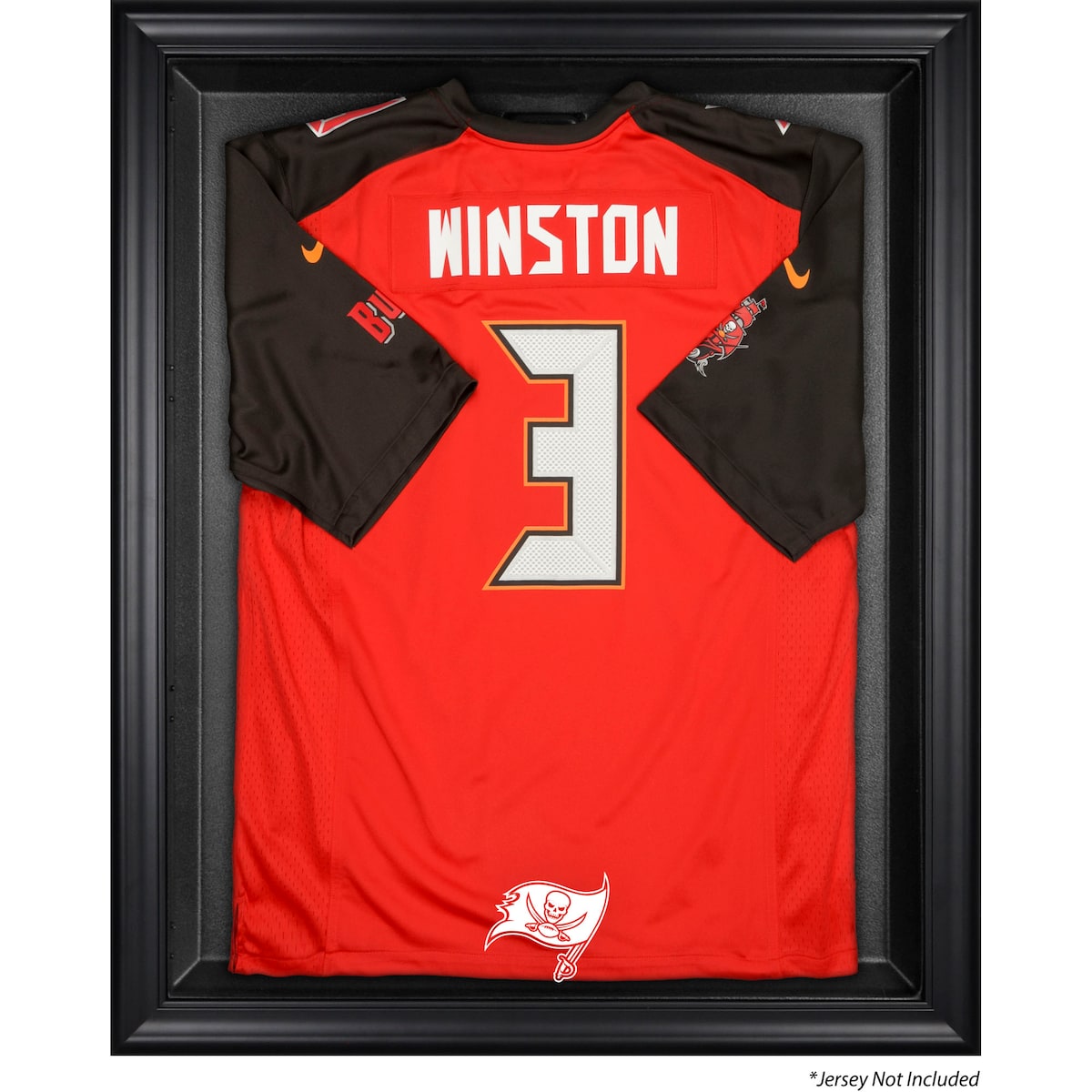 【公式グッズ】NFL バッカニアーズ コレクタブル用 ユニフォームケース Fanatics Authentic/ファナティクスオーセンティック ブラック (Fr Jersey Display Case)