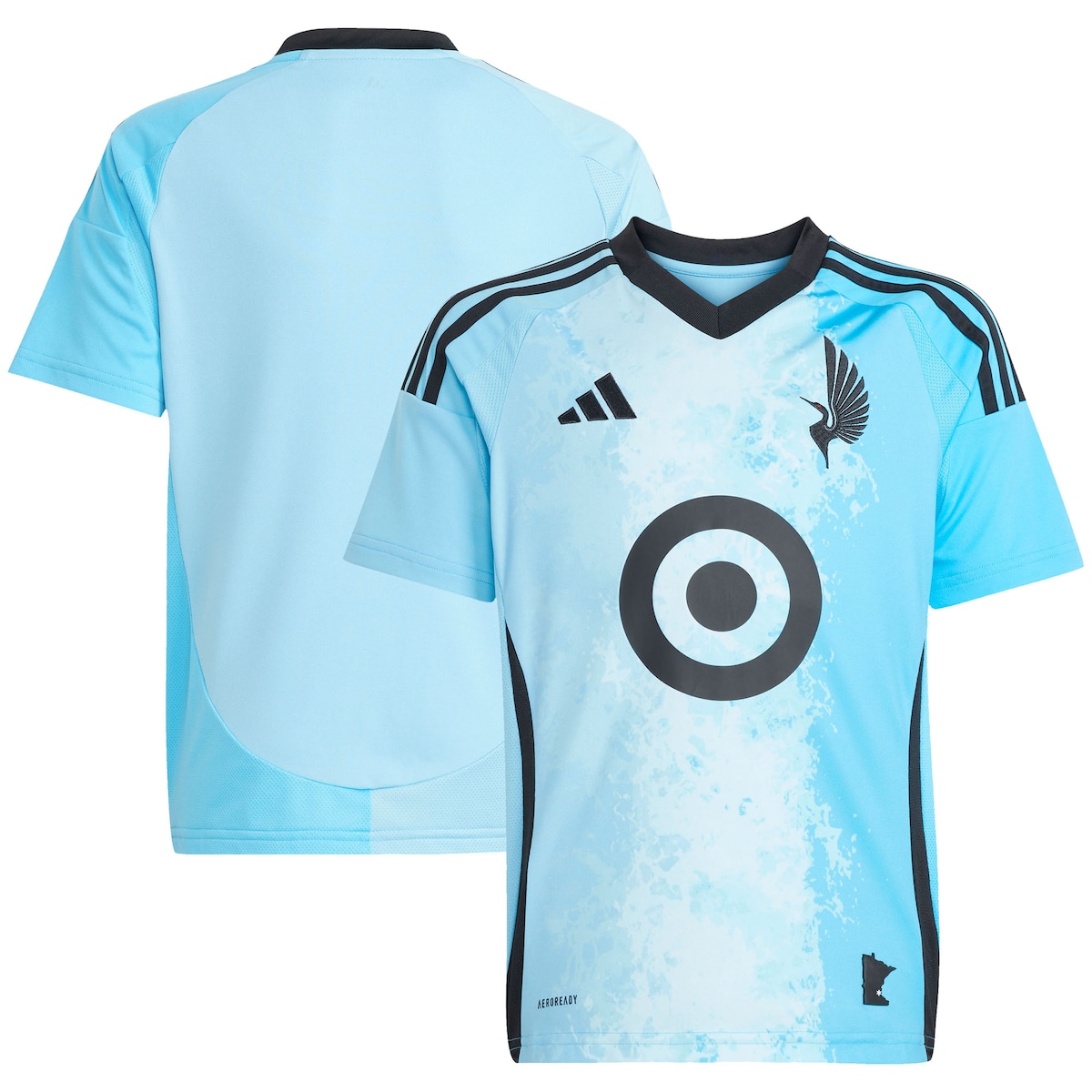 【公式グッズ】MLS ユナイテッドFC レプリカ ユニフォーム Adidas/アディダス ユース・ジュニアサイズ ブルー (ADI 2025 Youth Replica Jersey)