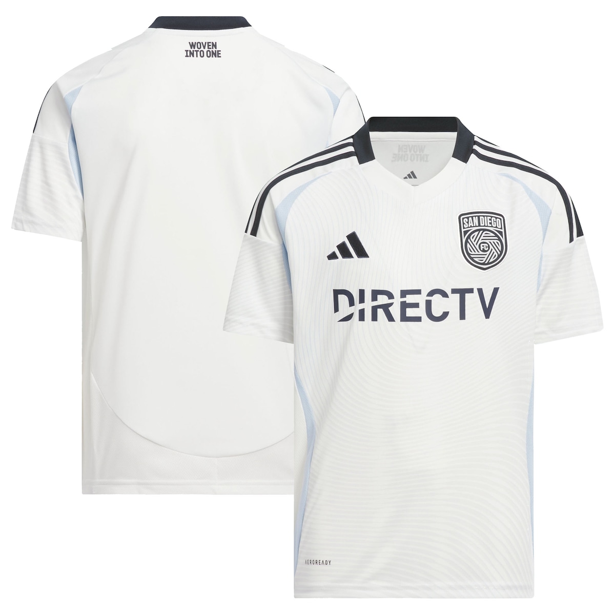 【公式グッズ】MLS サンディエゴFC レプリカ ユニフォーム Adidas/アディダス ユース・ジュニアサイズ ホワイト (2025 Youth Replica Jersey)｜Fanatics公式ストア 店