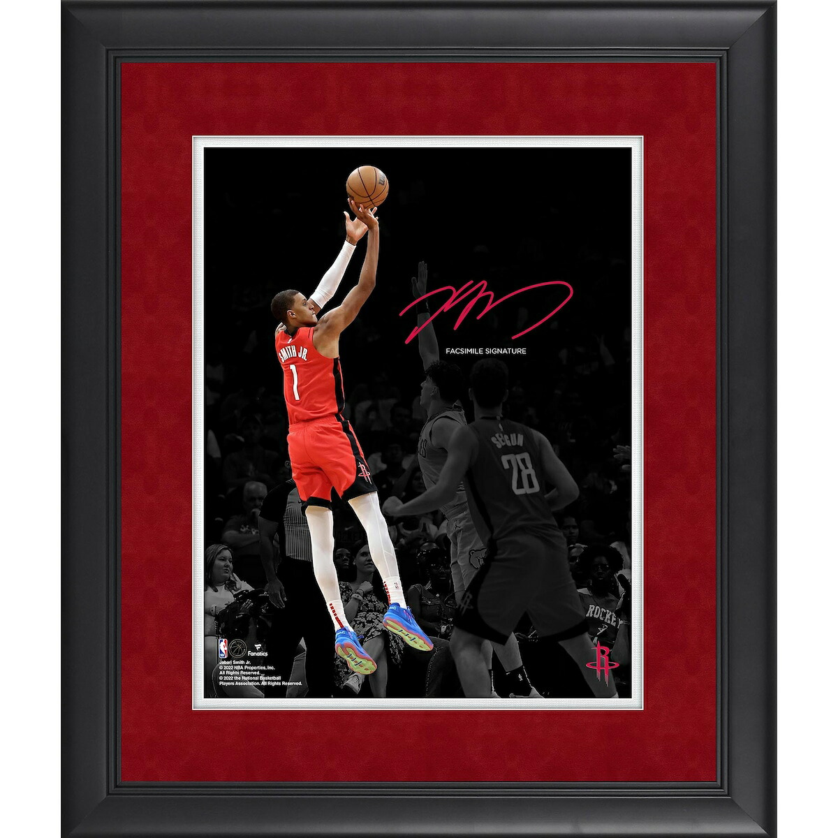 【公式グッズ】NBA ロケッツ ジャバリ・スミス・ジュニア コレクタブルフォト（11インチx14インチ） Fanatics Authentic/ファナティクスオーセンティック (UNS FR NBA PF31 11X14 PHOTO)