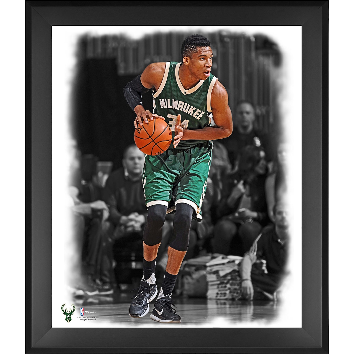【公式グッズ】NBA バックス ジャニス・アンテトクンポ コレクタブルフォト（20インチx24インチ） Fanatics Authentic/ファナティクスオーセンティック (20x24 Fr In The Zone Photo NBA)
