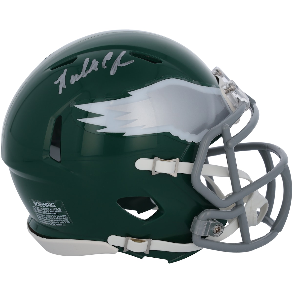 【公式シリアル番号付】NFL イーグルス ランドール・カニンガム 直筆サイン ミニヘルメット Fanatics Authentic/ファナティクスオーセンティック (AUT MINI HELMET 45558)