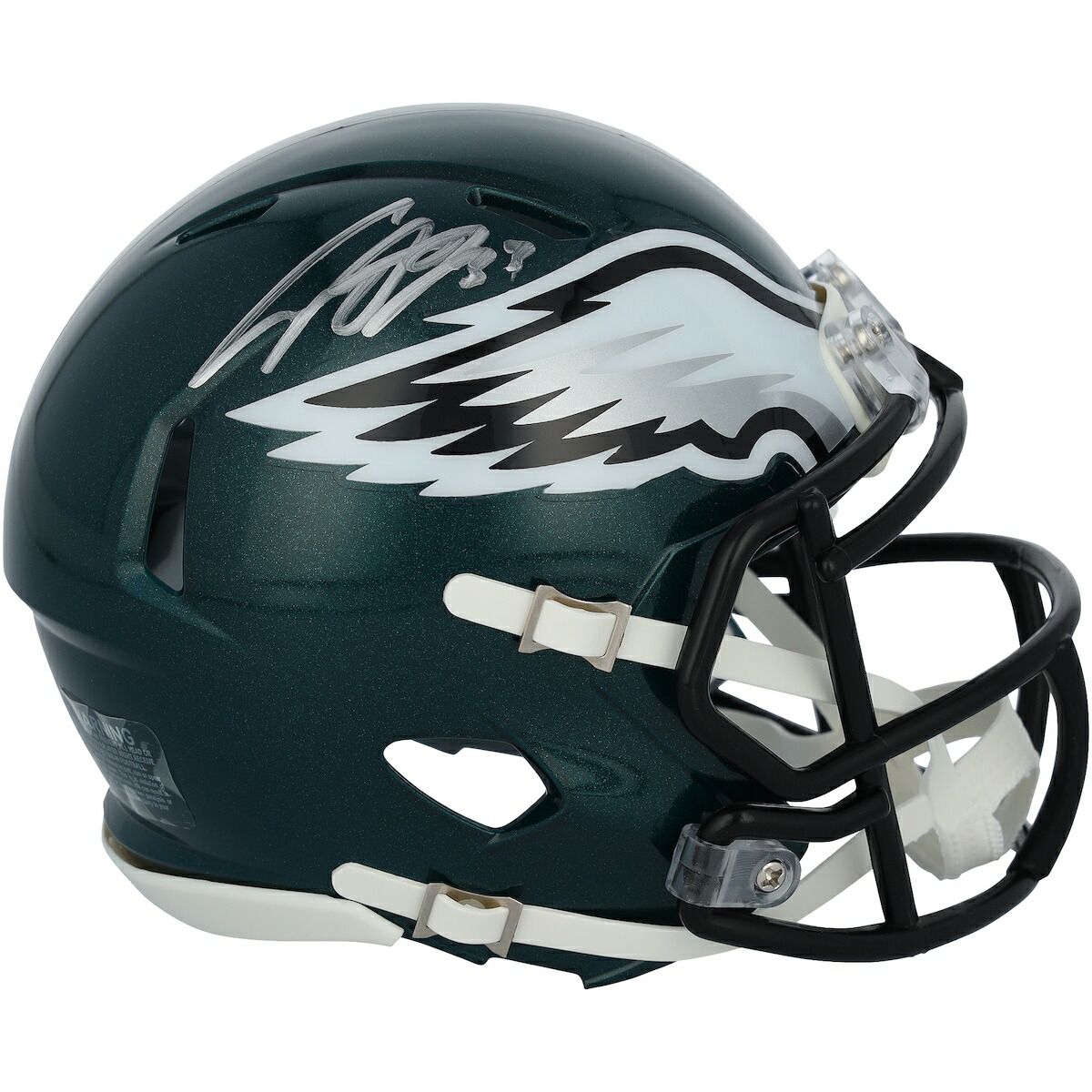 【公式シリアル番号付】NFL イーグルス クーパー・デジャン 直筆サイン ミニヘルメット Fanatics Authentic/ファナティクスオーセンティック (AUT 25 NFL CFP MINI HELMET 45691)