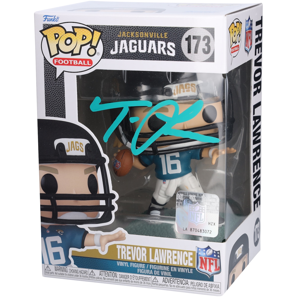 【公式グッズ】NFL ジャガーズ トレバー・ローレンス コレクション用 おもちゃ Fanatics Authentic/ファナティクスオーセンティック (AUT FIGURINE 44958)