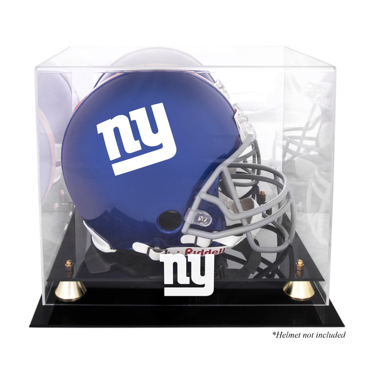 【公式グッズ】NFL ジャイアンツ ヘルメット ディスプレイケース Fanatics Authentic/ファナティクスオーセンティック (Golden Classic Helmet Display Case Mirror Back NFL)