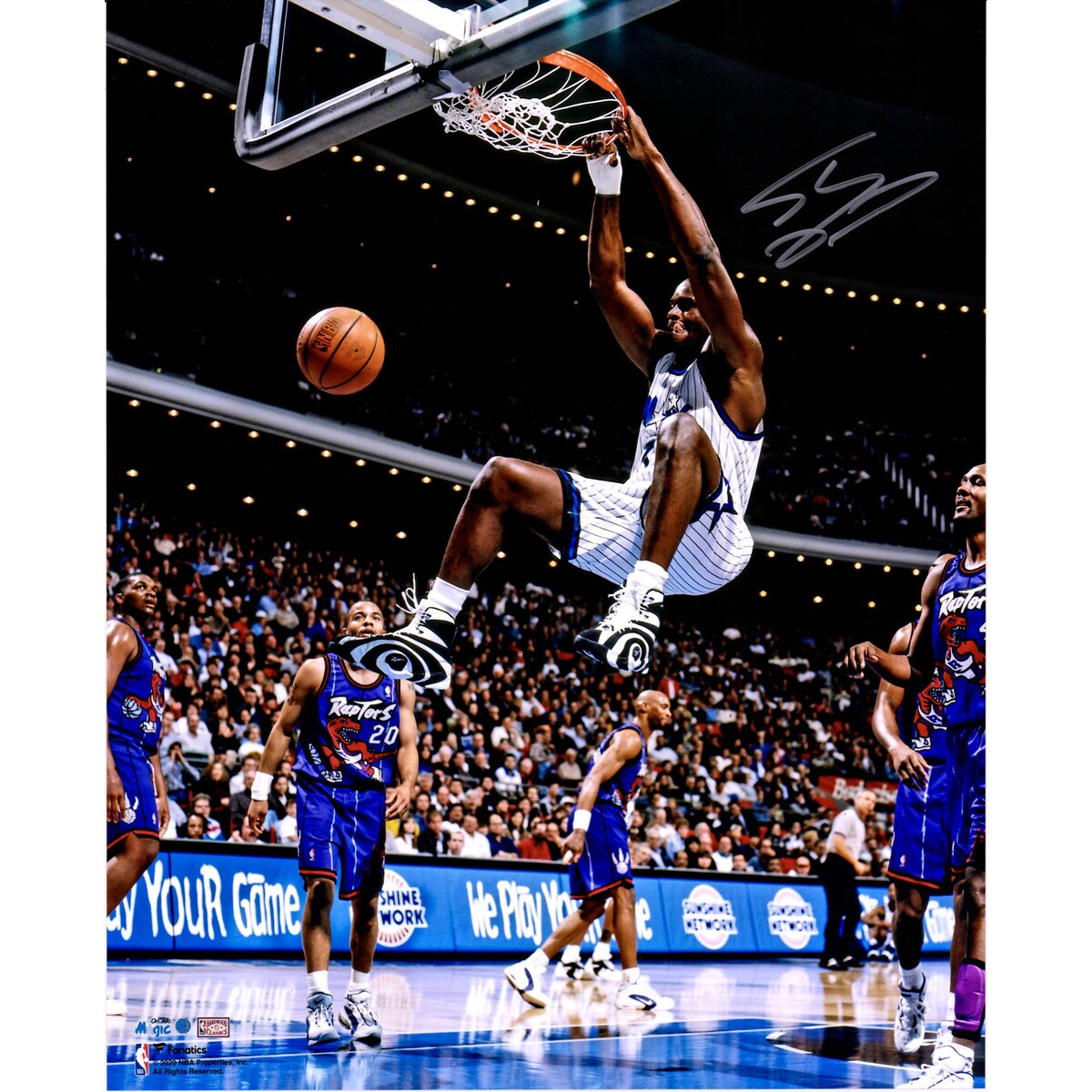 【公式シリアル番号付】NBA マジック シャキール・オニール 直筆サイン フォト （16x20） Fanatics Authentic/ファナティクスオーセンティック (Aut 16x20 6182020)