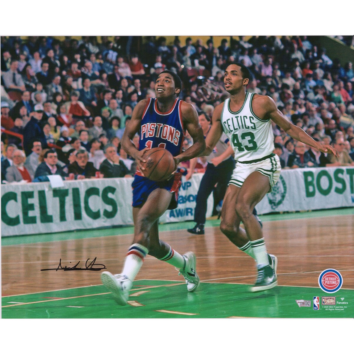 【公式シリアル番号付】NBA ピストンズ アイザイア・トーマス 直筆サイン フォト （16x20） Fanatics Authentic/ファナティクスオーセンティック (16BK012120)