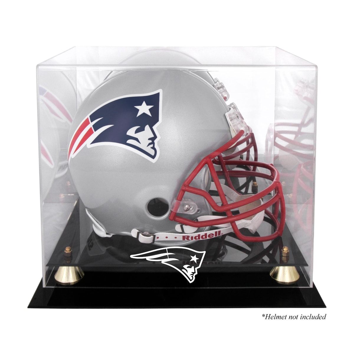 【公式グッズ】NFL ペイトリオッツ ヘルメット ディスプレイケース Fanatics Authentic/ファナティクスオーセンティック (Golden Classic Helmet Display Case Mirror Back NFL) 17,546円