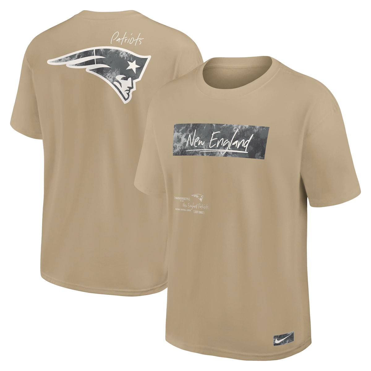 【公式グッズ】NFL ペイトリオッツ Tシャツ Nike/ナイキ メンズ (EX 25 NFL Men's Nike Heavy Max 90 Statement Tee)｜Fanatics公式ストア 店