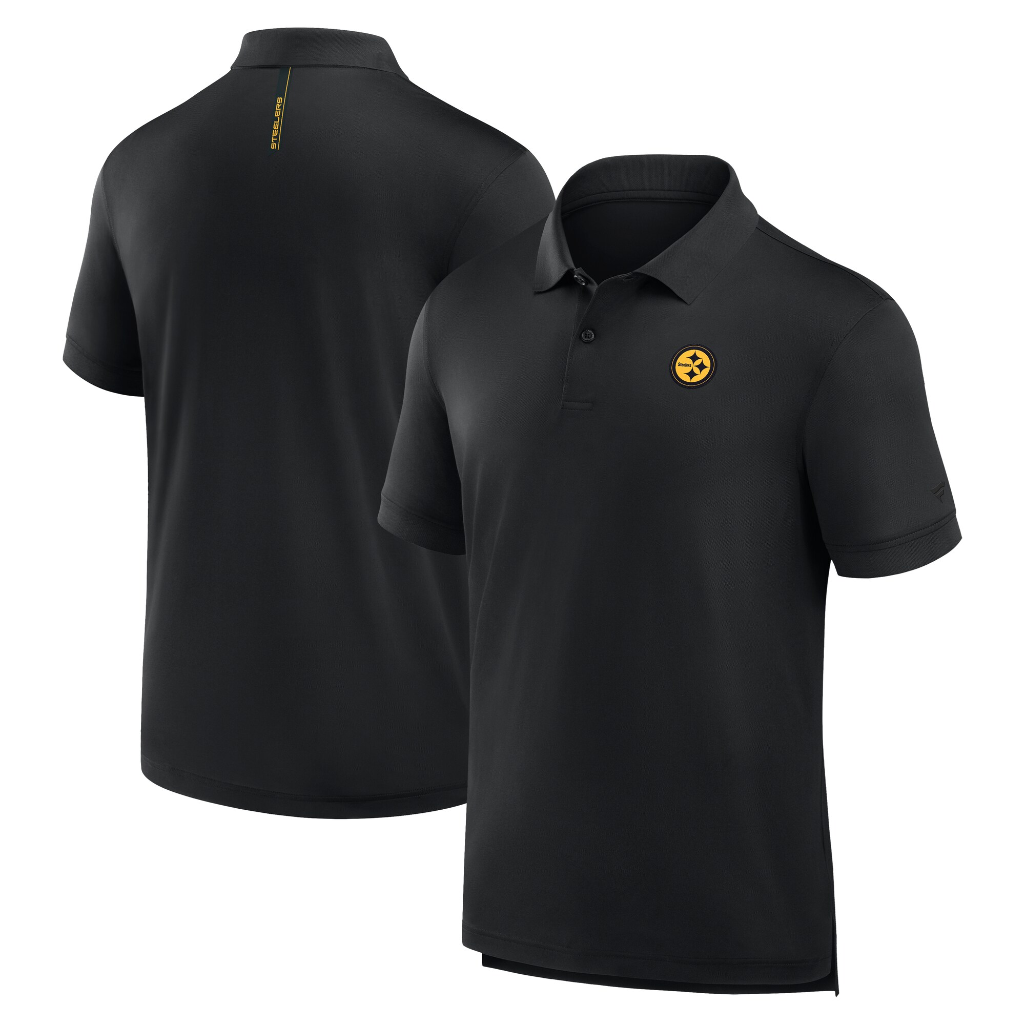 【公式グッズ】NFL スティーラーズ ポロシャツ Fanatics/ファナティクス メンズ ブラック (25 MENS Front Office MOVE MONO Signature Polo)