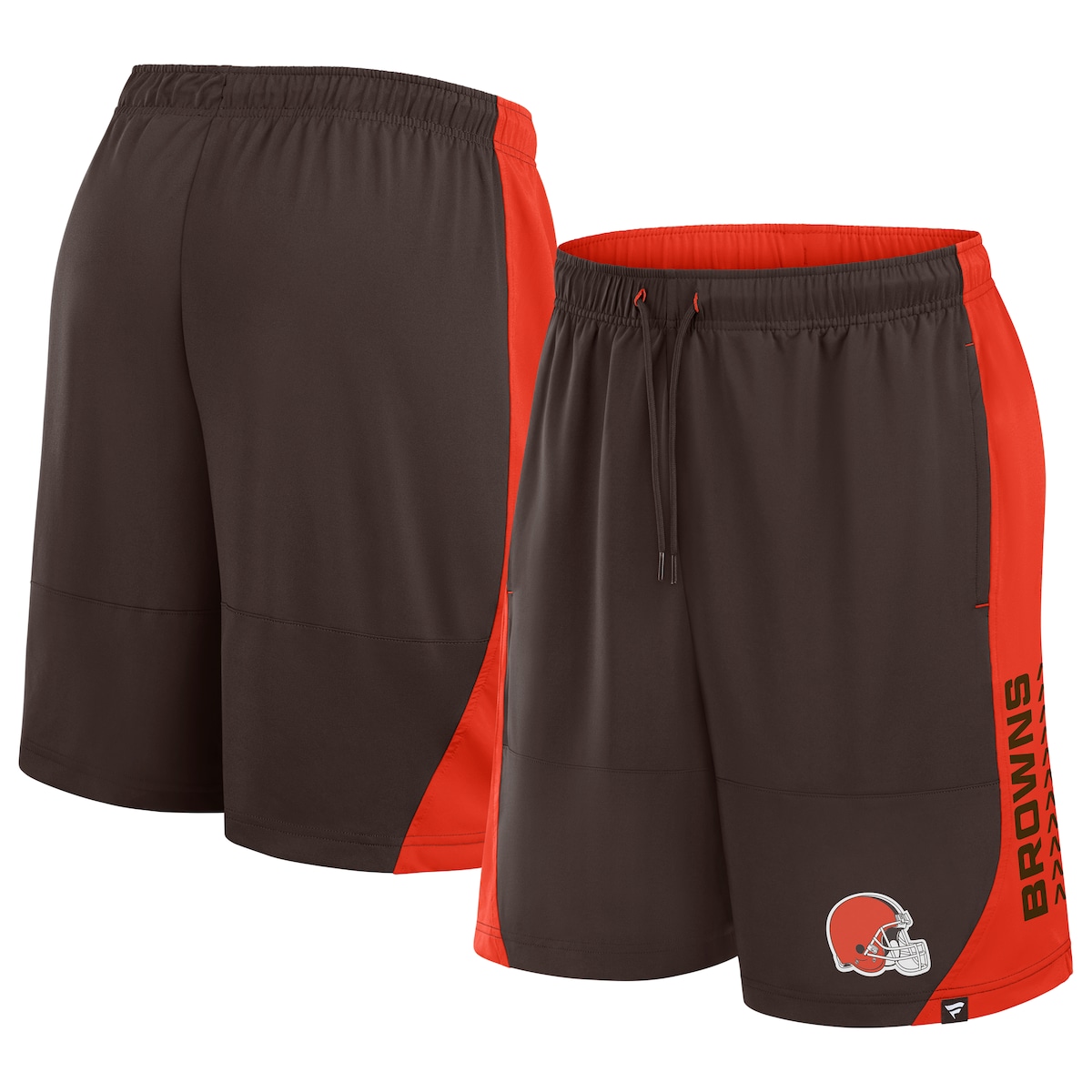 【公式グッズ】NFL ブラウンズ カジュアル ショーツ Fanatics/ファナティクス メンズ ブラウン (MENS NFL SP25 No Defense Poly Short)｜Fanatics公式ストア 店