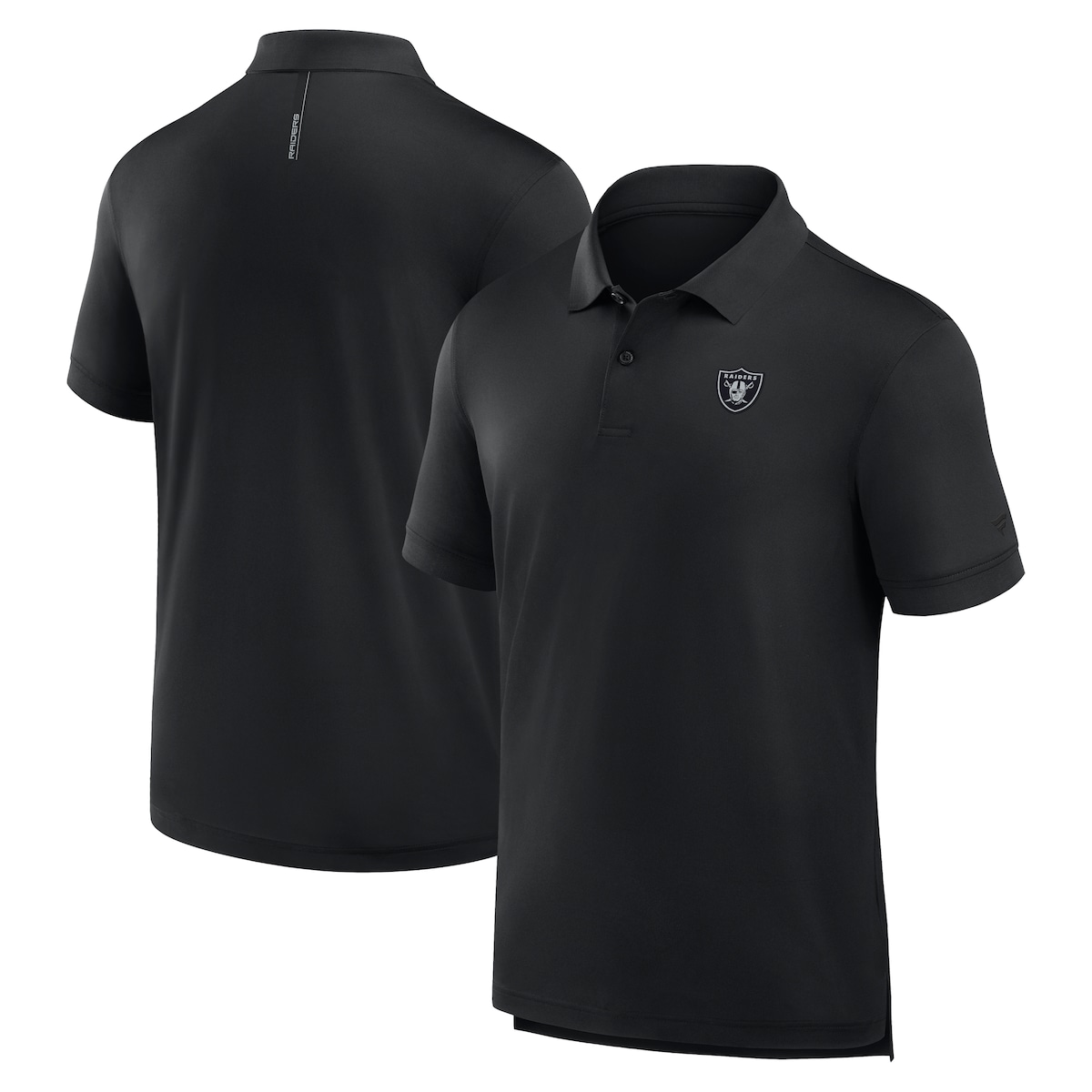 【公式グッズ】NFL レイダース ポロシャツ Fanatics/ファナティクス メンズ ブラック (25 MENS Front Office MOVE MONO Signature Polo)