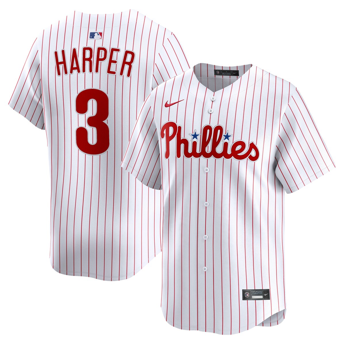 【値下げ対応可】マジェスティック MLB フィリーズ ユニフォーム　ハーパー L ご予約 MLB フィリーズ ブライス・ハーパー レプリカ