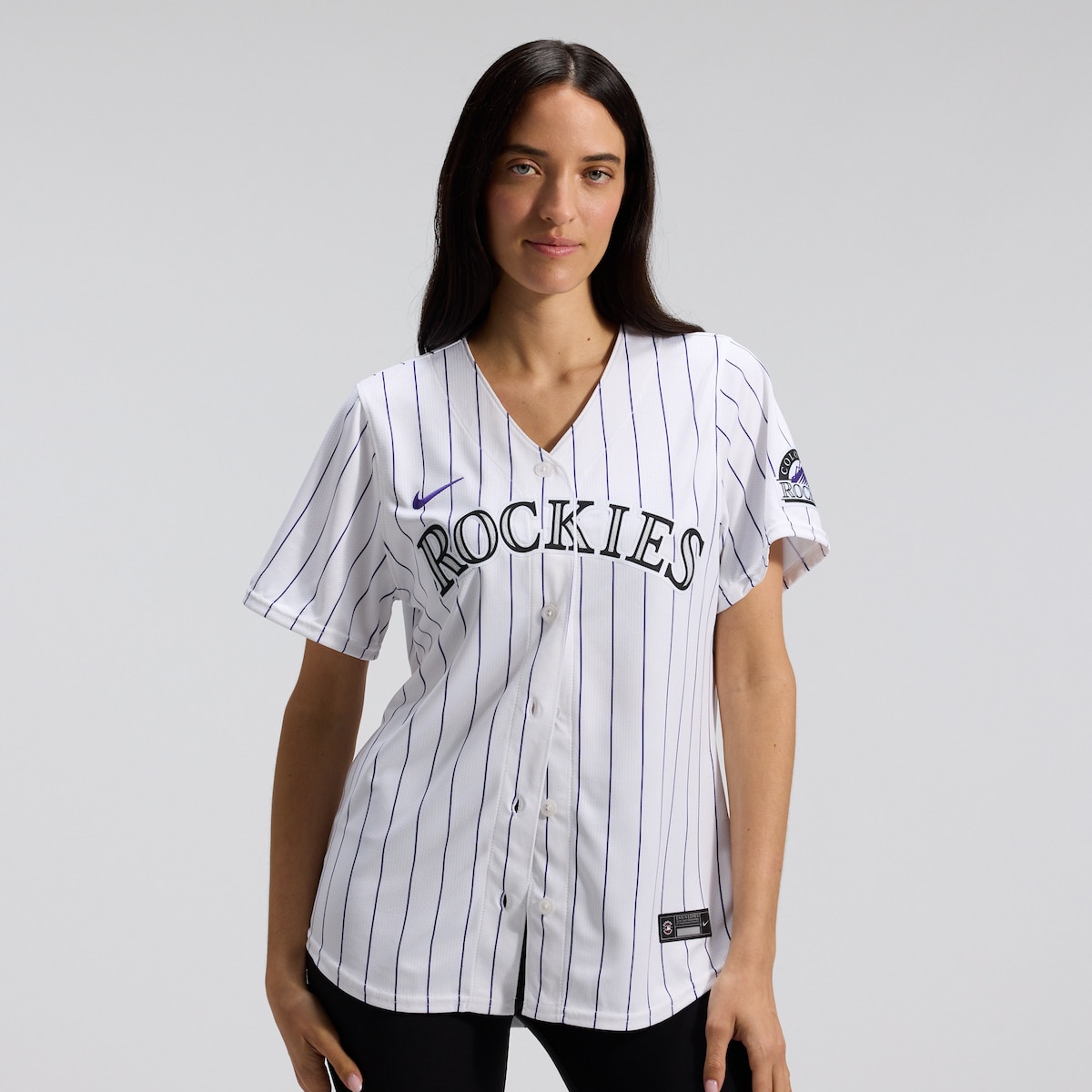 【公式グッズ】MLB ロッキーズ ホーム リミテッド ユニフォーム Nike/ナイキ レディース ホワイト (2025 Women's Limited Blank Jerseys)