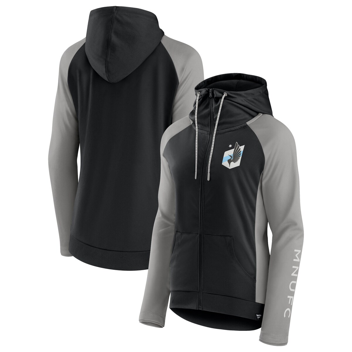 【公式グッズ】MLS ユナイテッドFC ジャケット Fanatics/ファナティクス レディース ブラック (EX 25 MLS Women's Iconic Poly Lightweight FZ) 11,610円