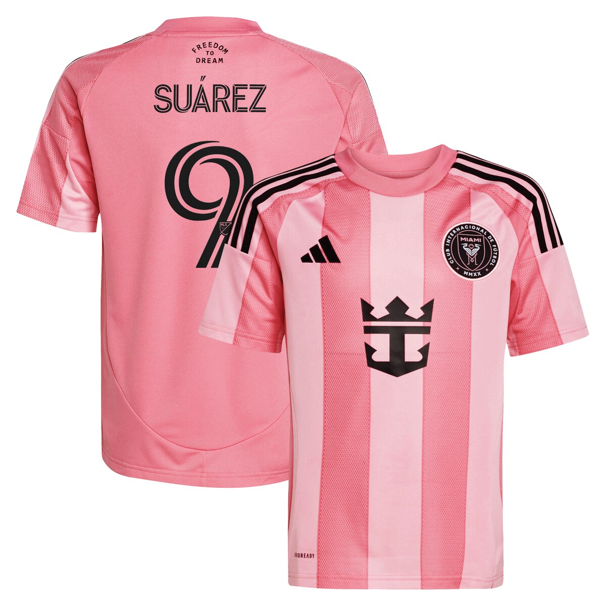 【公式グッズ】MLS インテルマイアミCF スアレス レプリカ ユニフォーム Adidas/アディダス ユース・ジュニアサイズ・ジュニアサイズ (2025 Youth MLS Replica Player Jersey)