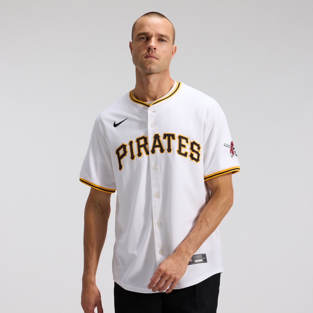【公式グッズ】MLB パイレーツ ホーム リミテッド ユニフォーム Nike/ナイキ メンズ ホワイト (2025 Men's Limited Blank Jerseys)