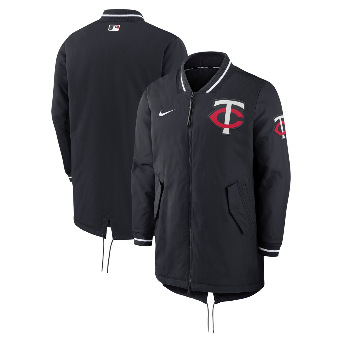 【公式グッズ】MLB ツインズ ジャケット Nike/ナイキ メンズ ネイビー (EX 25 MLB Mens Nike Jacket Dugout)