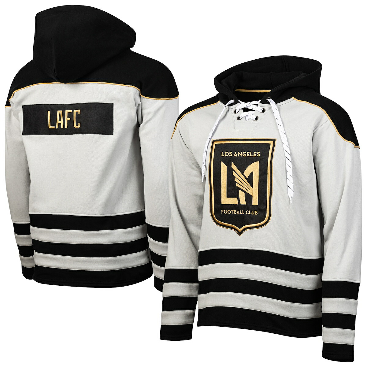 【公式グッズ】MLS LAFC プルオーバー パーカー Sport Design Sweden メンズ グレイ (SDS S25 Men's Hat Trick Hockey Hood)