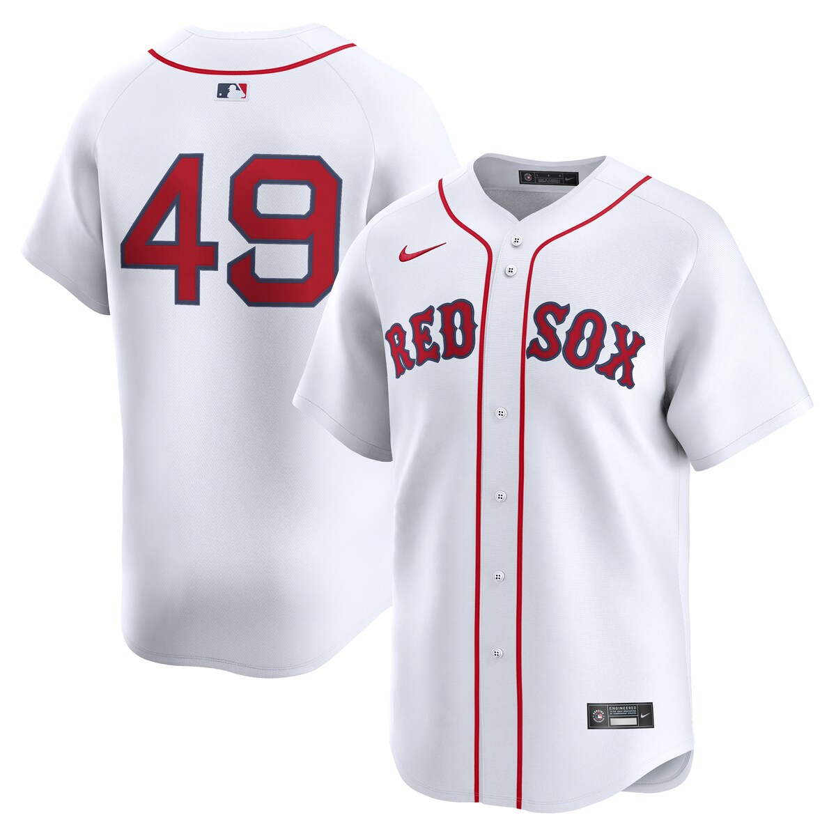 【公式グッズ】MLB レッドソックス ティム・ウェイクフィールド ホーム リミテッド ユニフォーム Nike/ナイキ メンズ ホワイト (2025 Nike Men's Ltd Players Jerseys - FTF NTP Master Style)