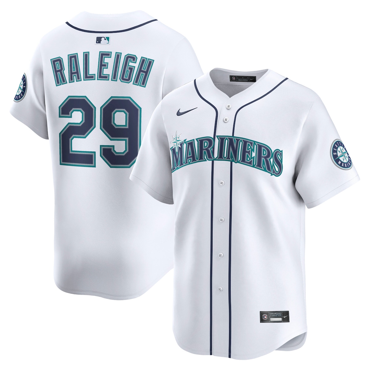 【公式グッズ】MLB マリナーズ カル・ラリー オルタネイト リミテッド ユニフォーム Nike/ナイキ メンズ ホワイト (2025 Nike Men's Ltd Players Jerseys - FTF NTP Master Style)