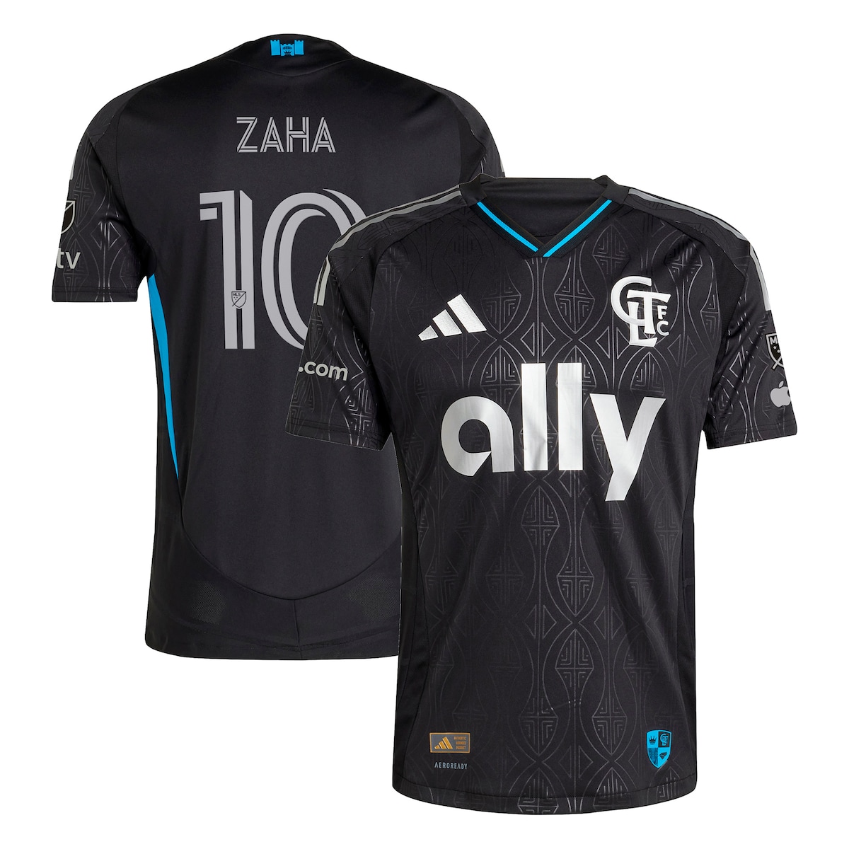 【公式グッズ】MLS シャーロットFC ウィルフレッド・ザハ オーセンティック ユニフォーム Adidas/アディダス メンズ ブラック (2025 Men's MLS Authentic Player Jersey)|Fanatics公式ストア 店