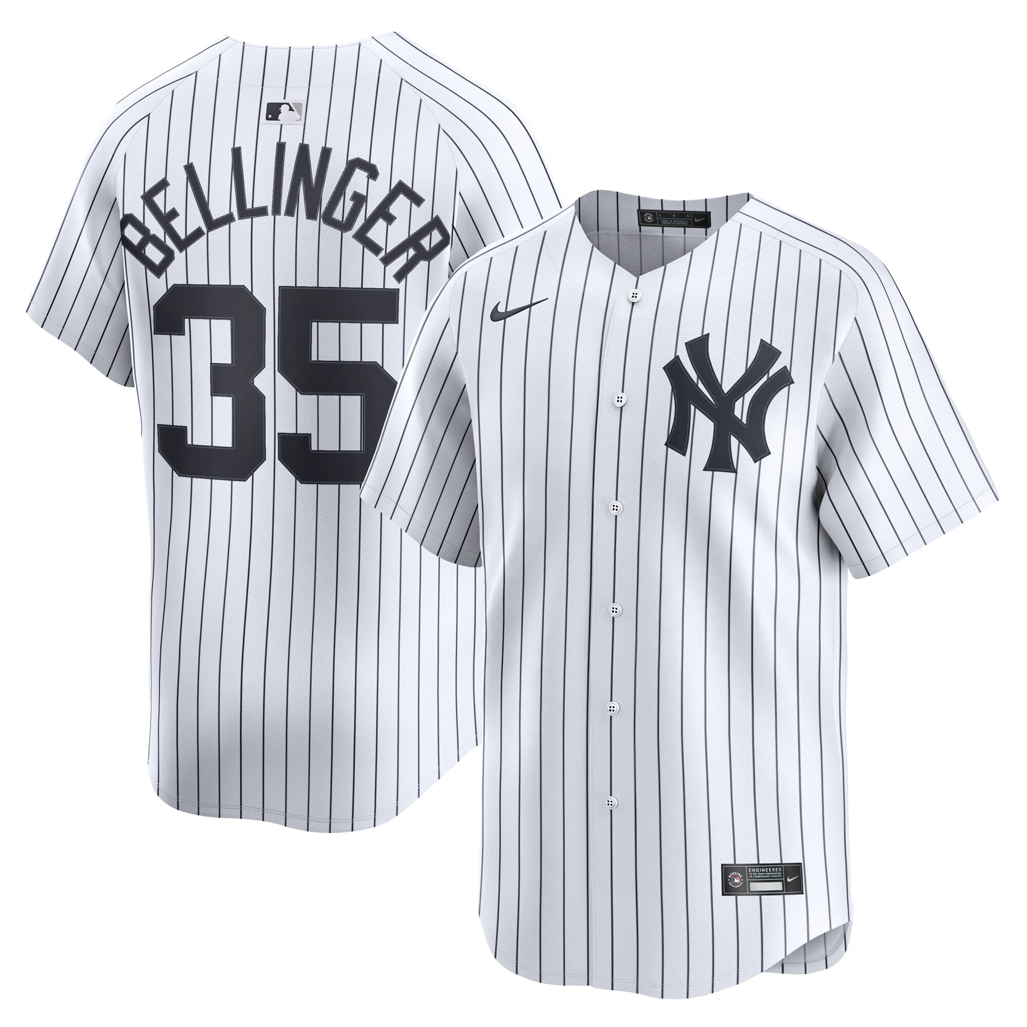 【公式グッズ】MLB ヤンキース コディ・ベリンジャー ホーム リミテッド ユニフォーム Nike/ナイキ メンズ ホワイト (2025 Nike Men's Ltd Players Jerseys - FTF NTP Master Style)｜Fanatics公式ストア 店