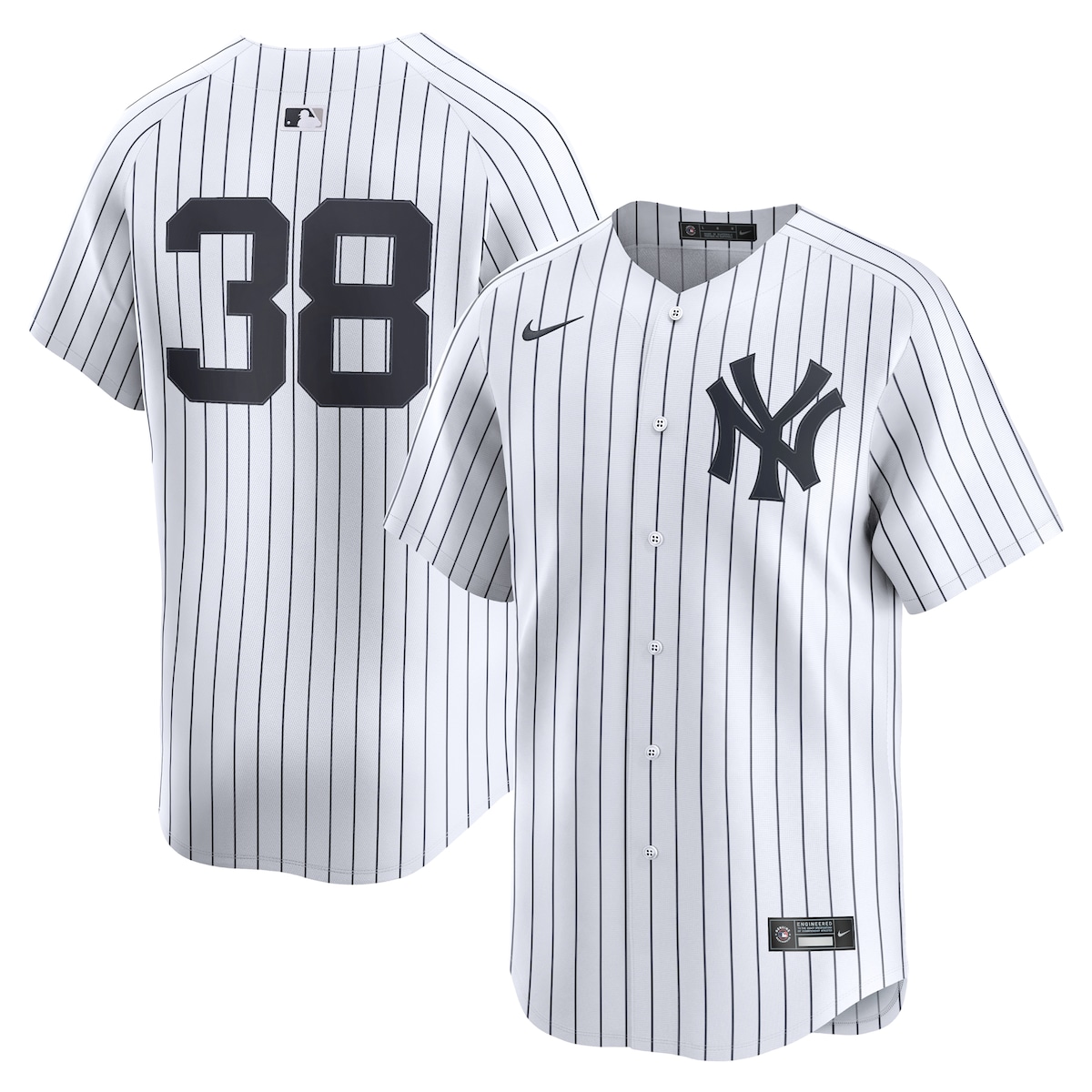 【公式グッズ】MLB ヤンキース デビン・ウィリアムス ホーム リミテッド ユニフォーム Nike/ナイキ メンズ ホワイト (2025 Nike Men's Ltd Players Jerseys - FTF NTP Master Style)
