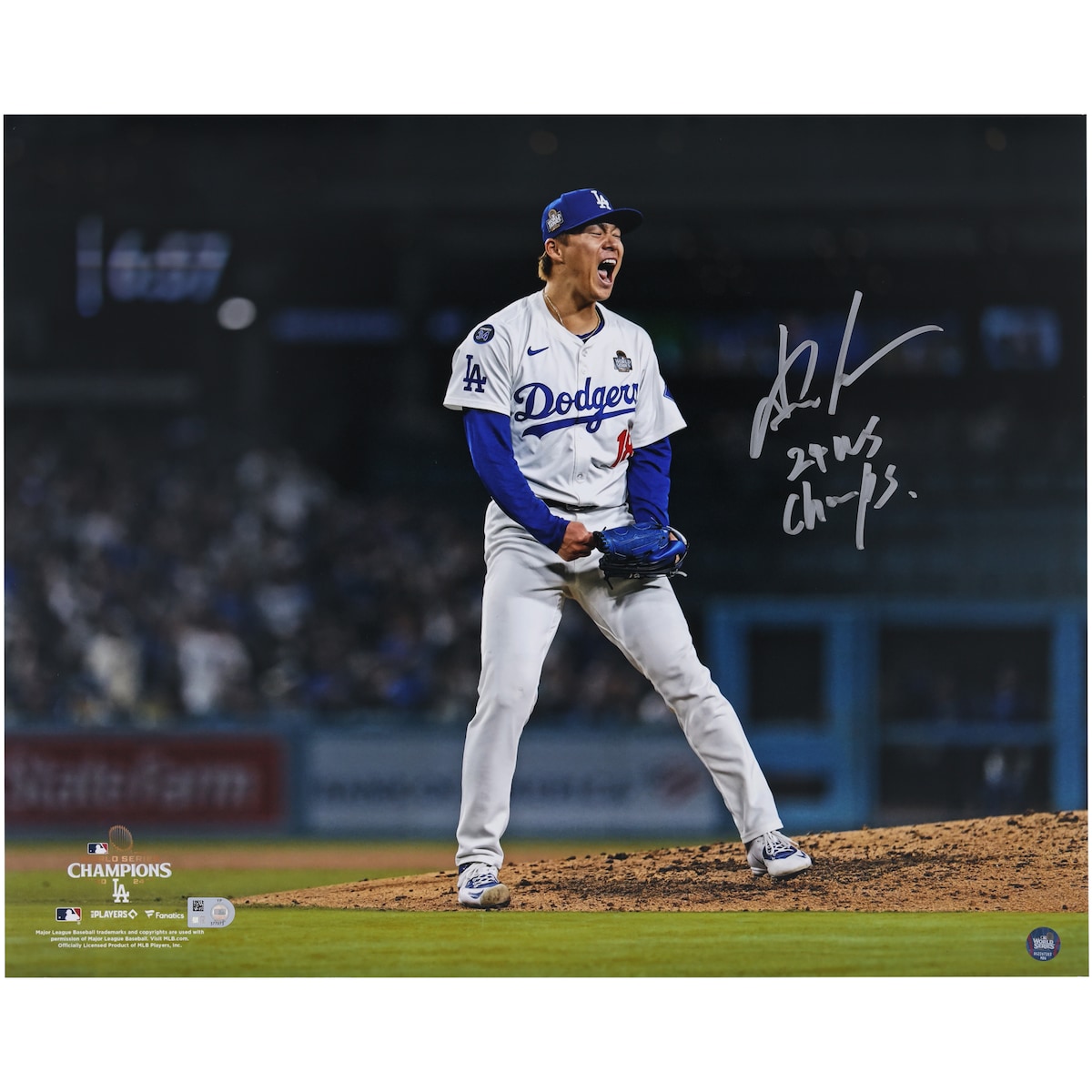 楽天市場】【MLB公式ホログラム付】MLB ドジャース 山本 由伸