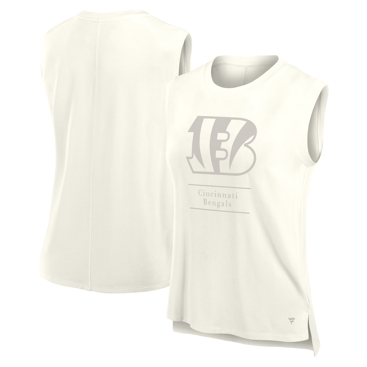 【公式グッズ】NFL ベンガルズ タンクトップ Fanatics/ファナティクス レディース クリーム (NFL Womens Fanatics Studio Signature Tank)|Fanatics公式ストア 店