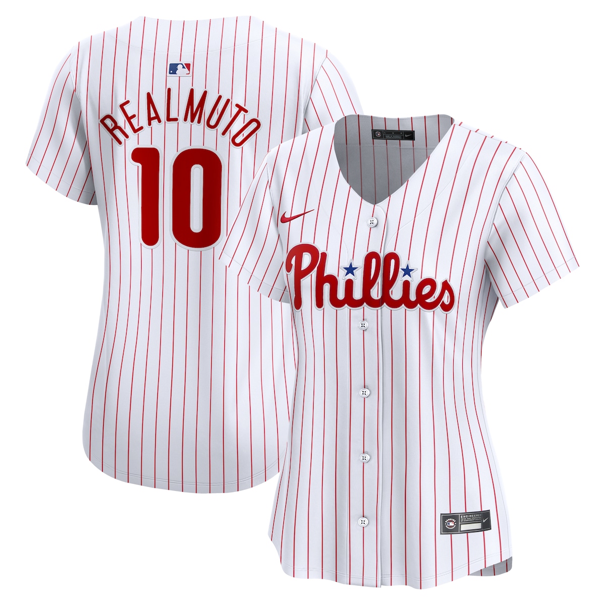 【公式グッズ】MLB フィリーズ J.T.レルムート ホーム リミテッド ユニフォーム Nike/ナイキ レディース ホワイト (2025 Nike Womens Limited Player Jersey)｜Fanatics公式ストア 店