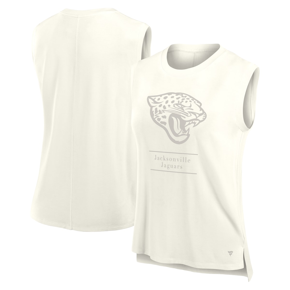 【公式グッズ】NFL ジャガーズ タンクトップ Fanatics/ファナティクス レディース クリーム (NFL Womens Fanatics Studio Signature Tank)|Fanatics公式ストア 店