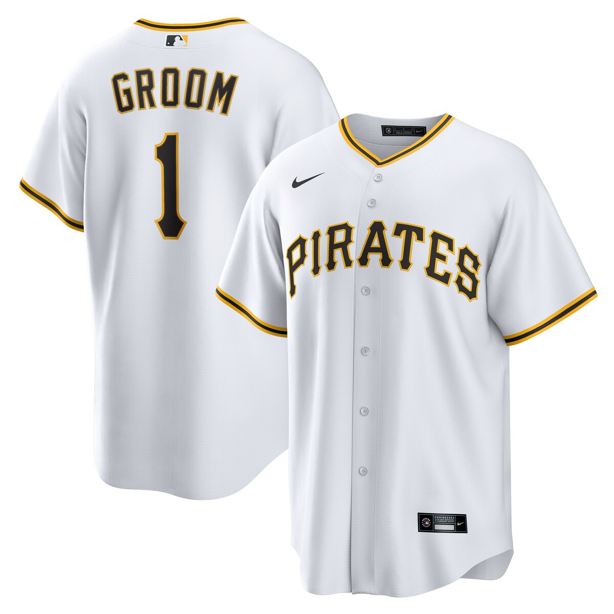 【公式グッズ】MLB パイレーツ ホーム ユニフォーム （レプリカ） Nike/ナイキ メンズ ホワイト (Nike Men's Replica Jersey Home Personalized)｜Fanatics公式ストア 店