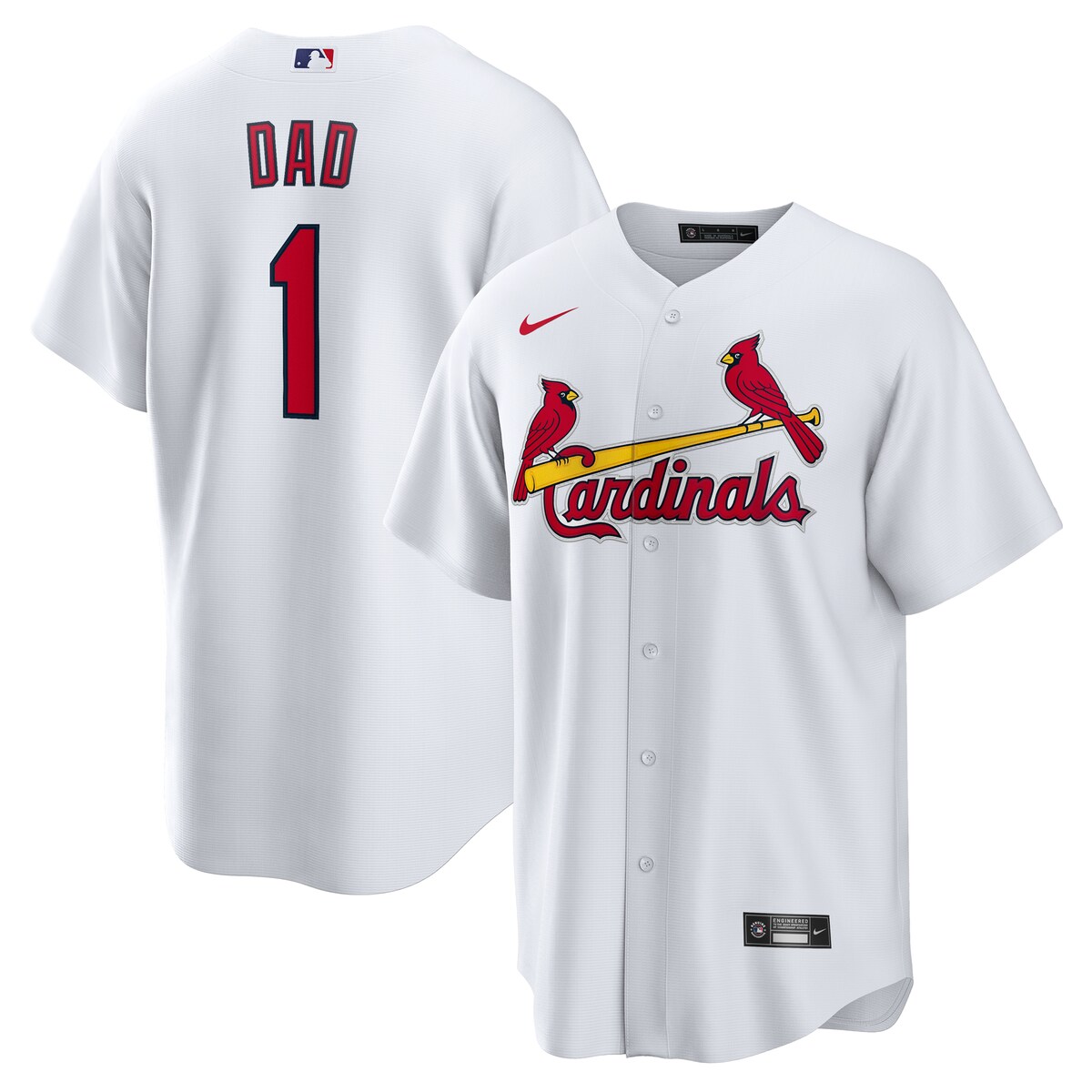 【公式グッズ】MLB カージナルス ホーム ユニフォーム (レプリカ) Nike/ナイキ メンズ ホワイト (Nike Men's Replica Jersey Home Personalized)|Fanatics公式ストア 店