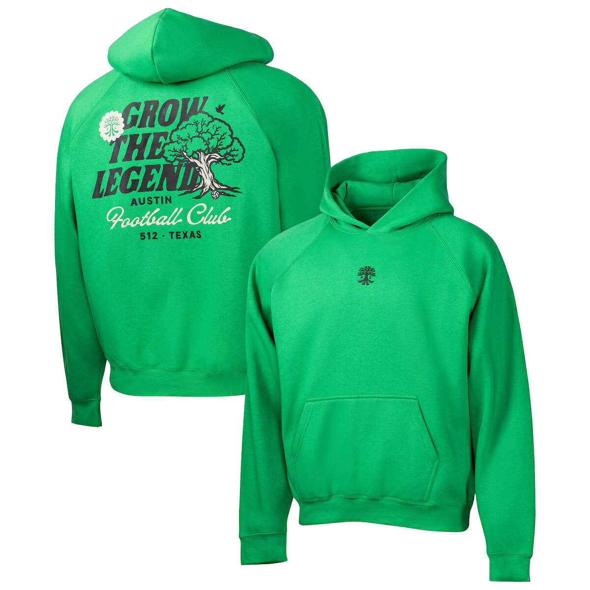 【公式グッズ】MLS オースティンFC プルオーバー パーカー Sport Design Sweden メンズ グリーン (SDS S25 Men's Hometown Graphic Oversized PO Hood)