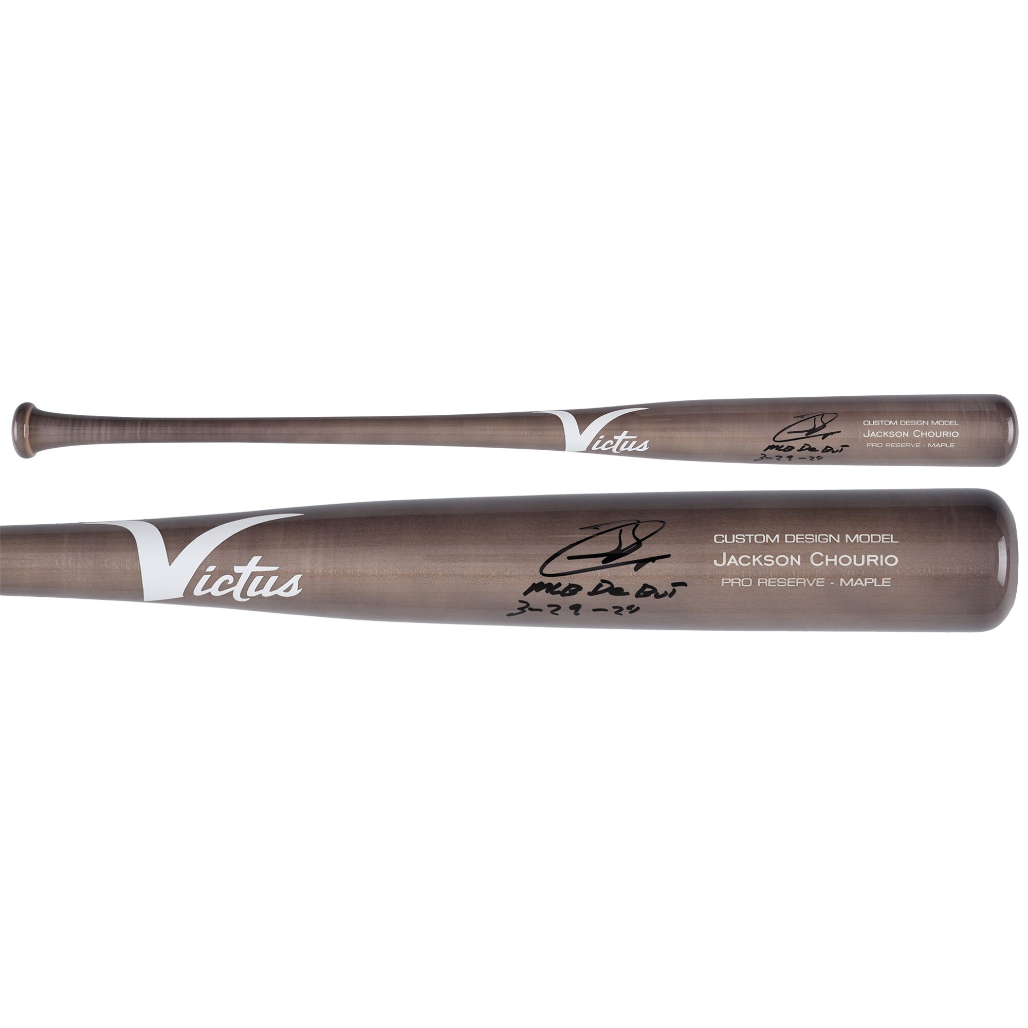 【MLB公式ホログラム付】MLB ブルワーズ ジャクソン・チョウリオ 直筆サイン バット Fanatics（ファナティクス） (AUT BAT 45541)