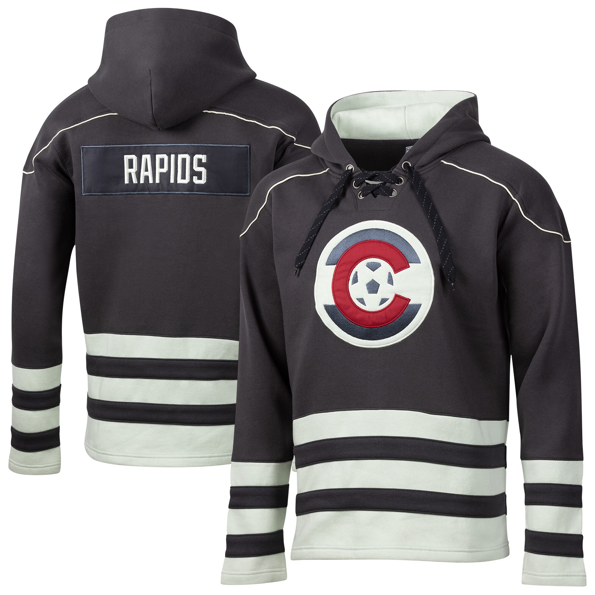 【公式グッズ】MLS コロラド・ラピッズ プルオーバー パーカー Sport Design Sweden メンズ チャコール (SDS S25 Men's Hat Trick Hockey Hood)|Fanatics公式ストア 店