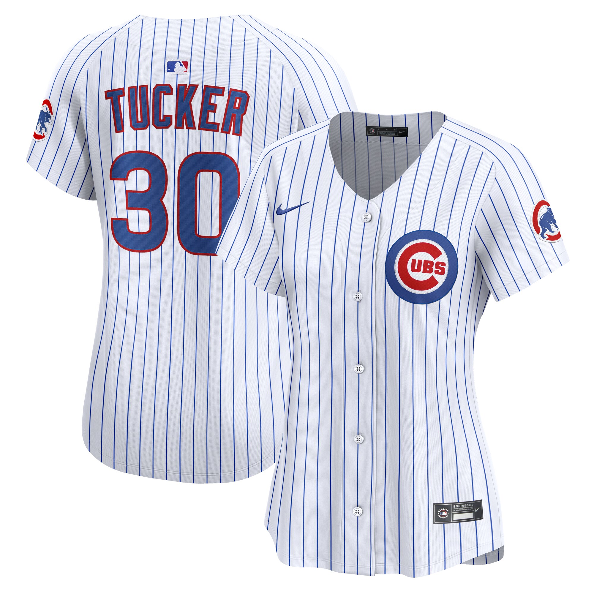 【公式グッズ】MLB カブス カイル・タッカー ホーム リミテッド ユニフォーム Nike/ナイキ レディース ホワイト (2025 Nike Women's Ltd Players Jerseys - FTF NTP Master Style)|Fanatics公式ストア 店