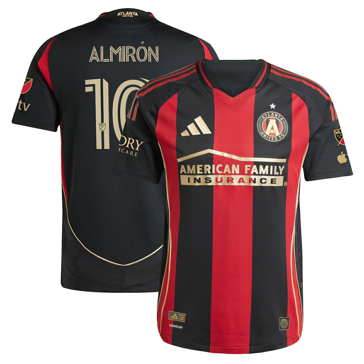 【公式グッズ】MLS アトランタ・ユナイテッドFC ミゲル・アルミロン オーセンティック ユニフォーム Adidas/アディダス メンズ ブラック (2025 Men's MLS Authentic Player Jersey)