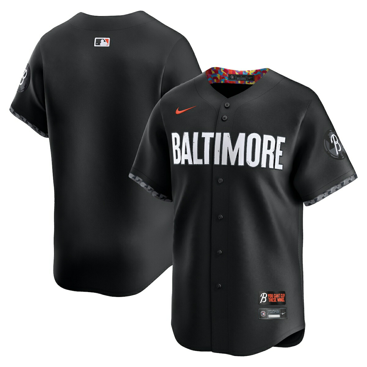 【公式グッズ】MLB オリオールズ シティコネクト リミテッド ユニフォーム Nike/ナイキ メンズ ブラック (SP25 Nike Mens Limited Carryover City Connect Blank Jersey)
