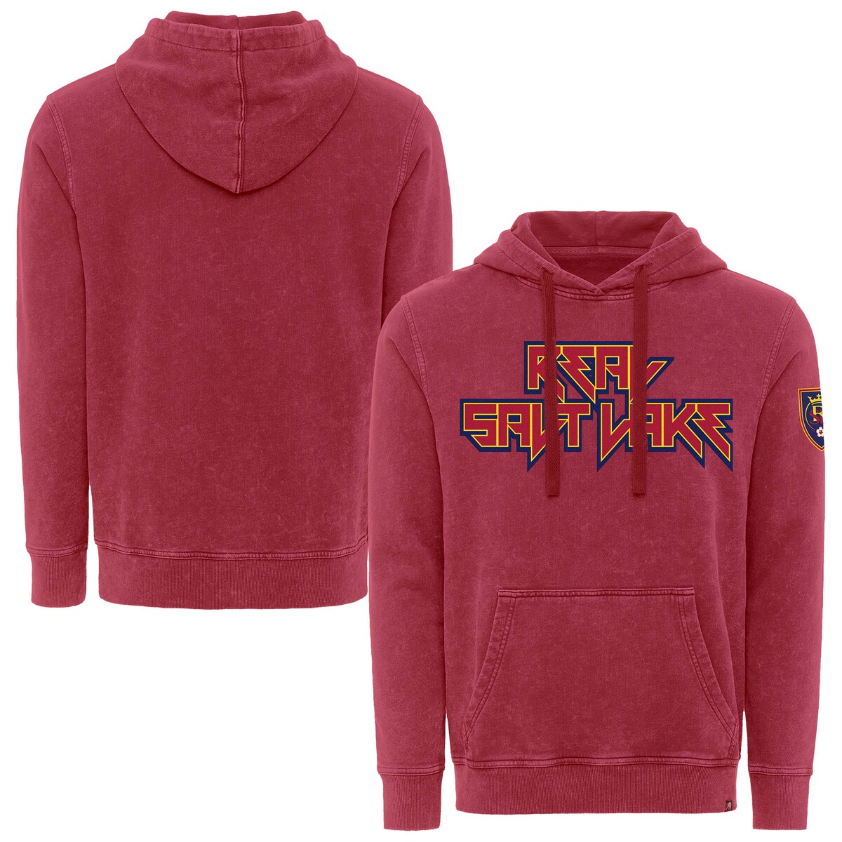 【公式グッズ】MLS ソルトレイク プルオーバーパーカー Sportiqe（スポーティク） メンズ クリムゾン (STQ S25 Men's Jimi PO Hood)