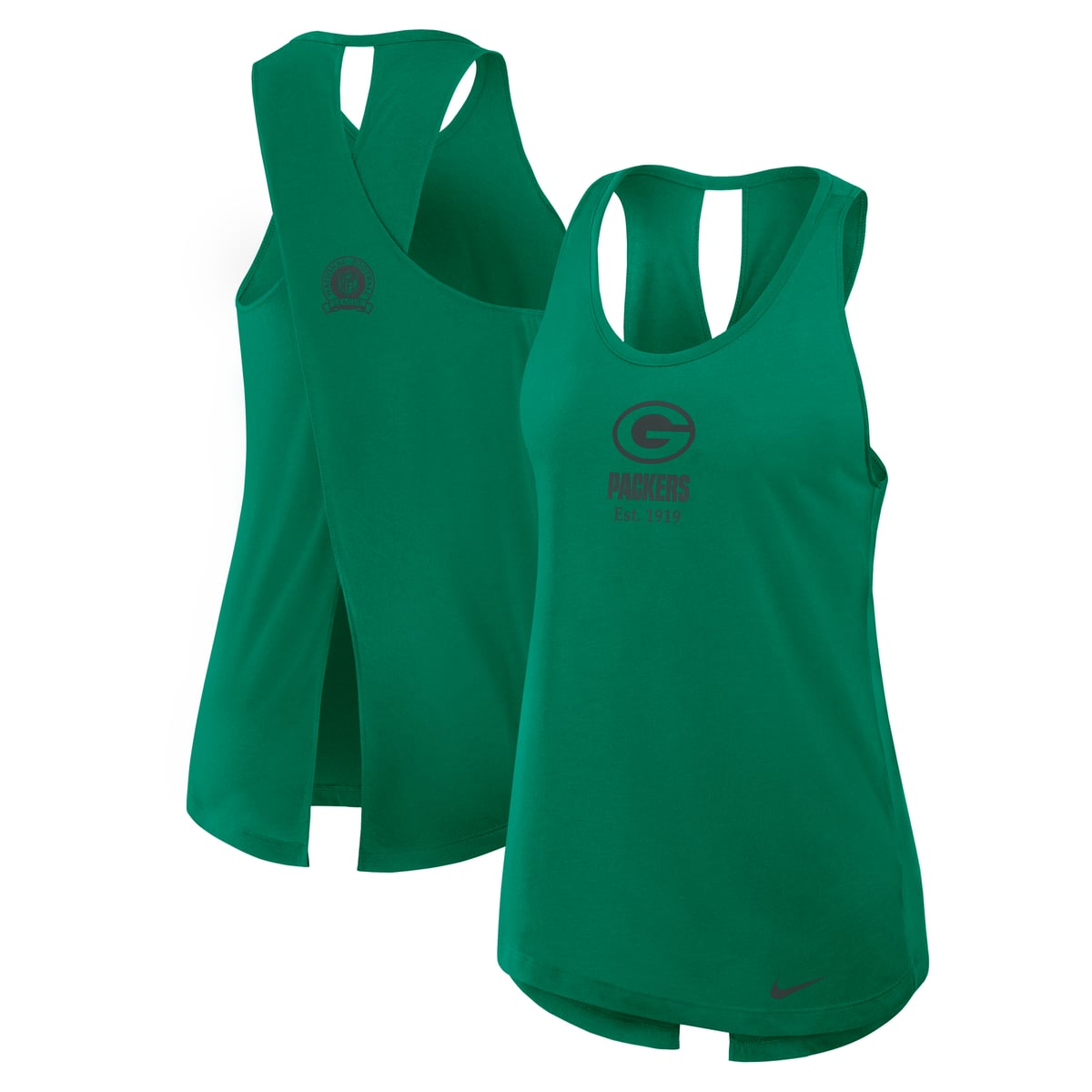 【公式グッズ】NFL パッカーズ タンクトップ Nike/ナイキ レディース グリーン (25 Women's Nike Glory Dri-Fit Tank)｜Fanatics公式ストア 店