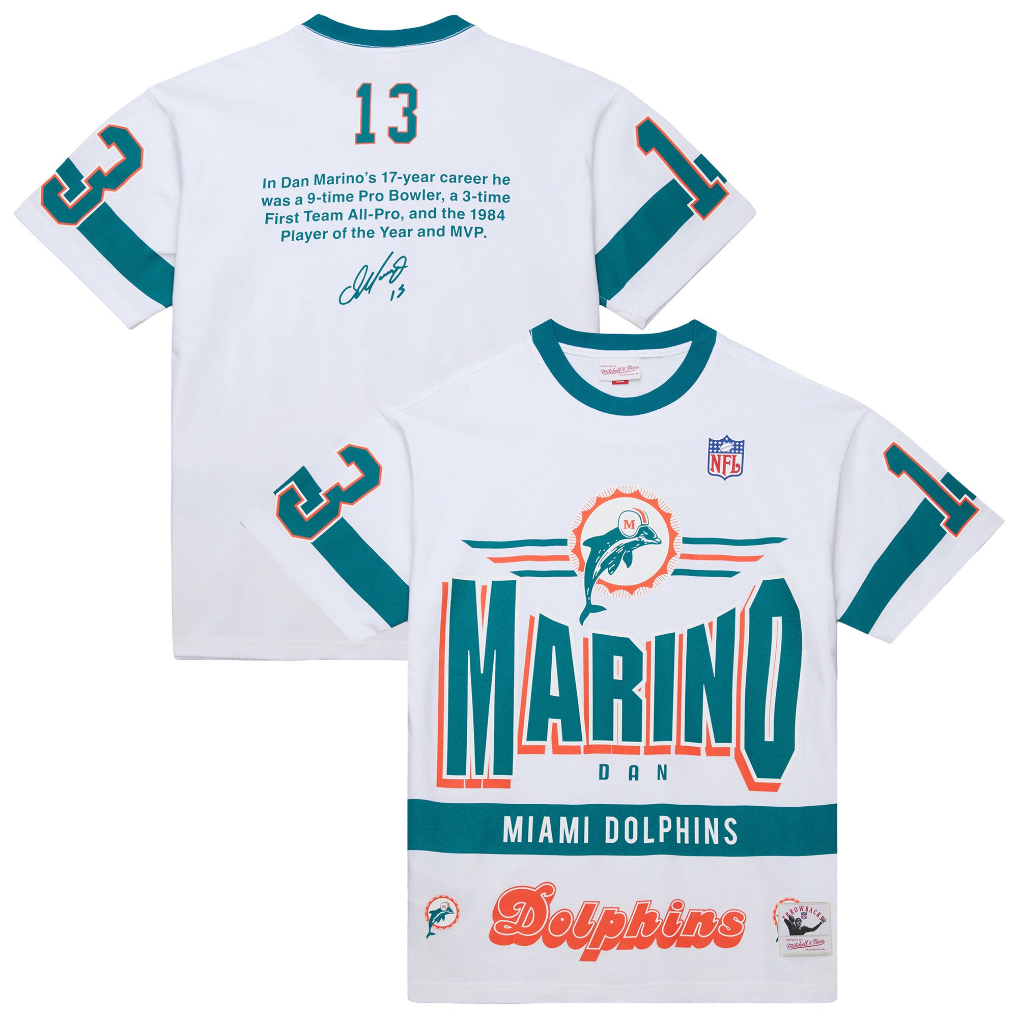 K2-714☀️激レア★NFL ダン・マリーノ 特大ゲームシャツ★海外3XL K2-714☀️激レア☆NFL ダン・マリーノ 特大ゲームシャツ☆海外3XL