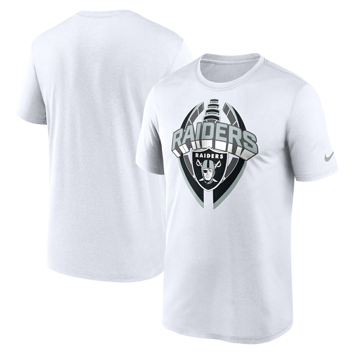 【公式グッズ】NFL レイダース Tシャツ Nike/ナイキ メンズ ホワイト (25 Men's Nike Primetime Legend Icon Dri-Fit SST - R)｜Fanatics公式ストア 店