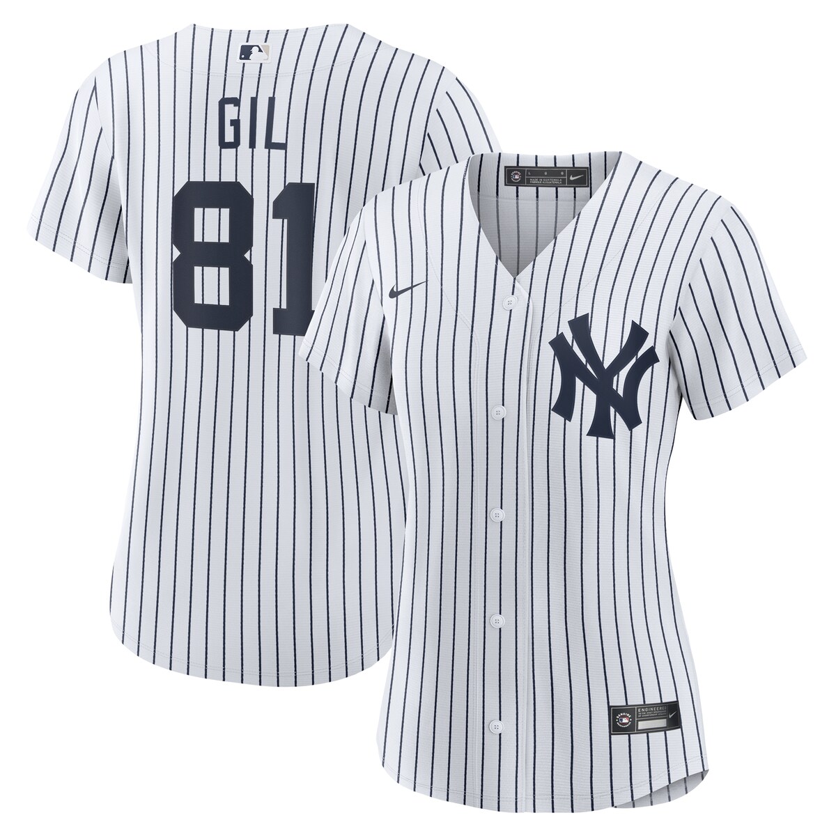 【公式グッズ】MLB ヤンキース ルイス・ヒール ユニフォーム Nike/ナイキ レディース ホワイト (Women's Nike 1.0 Replica Player Jersey)｜Fanatics公式ストア 店