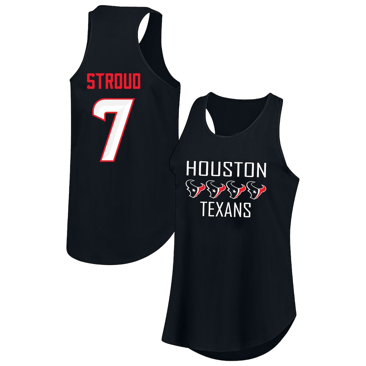 【公式グッズ】NFL テキサンズ C.J. ストラウド タンクトップ Fanatics/ファナティクス レディース ネイビー (Women's Plus Size N&N Tank)|Fanatics公式ストア 店