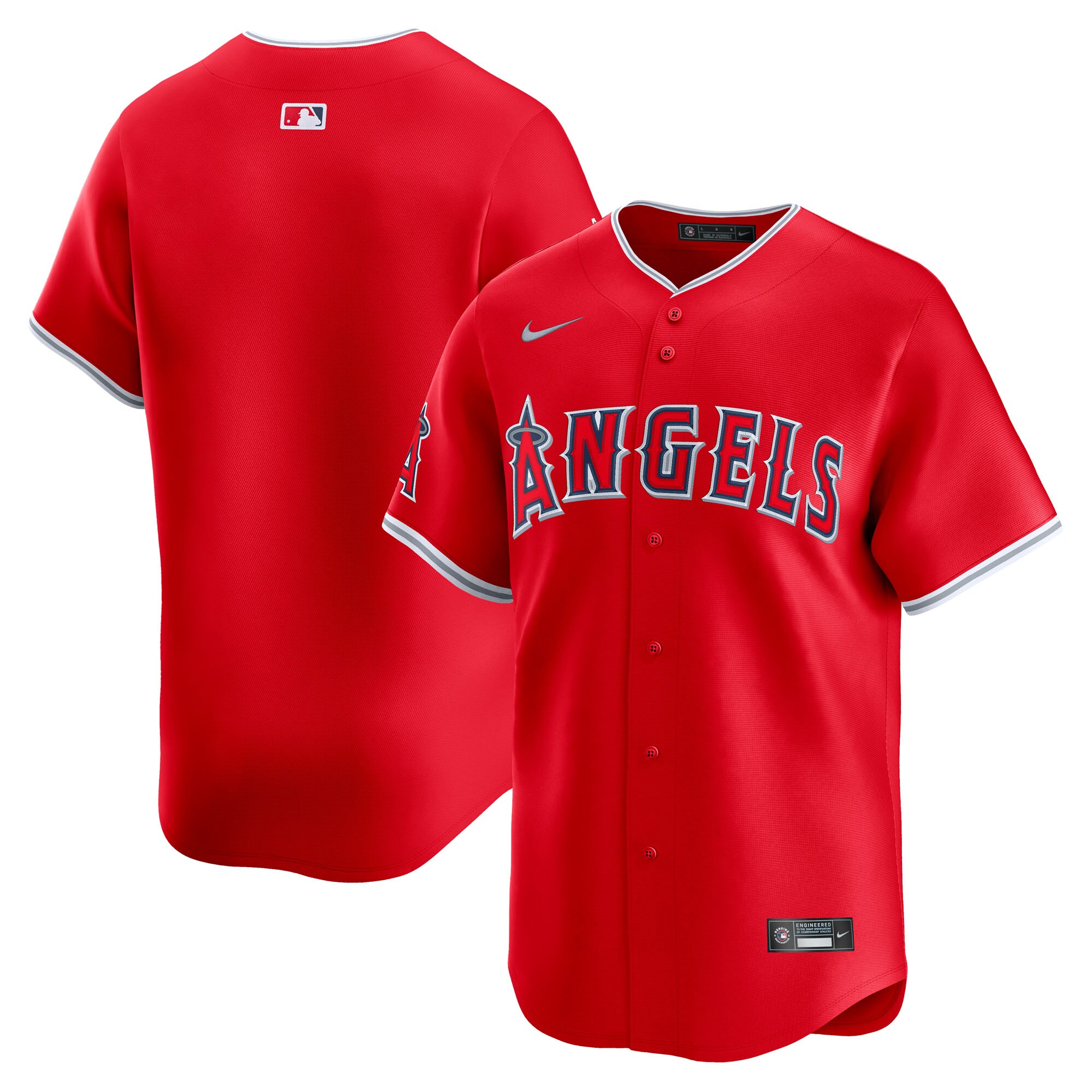 【公式グッズ】MLB エンゼルス ユニフォーム Nike/ナイキ メンズ レッド (2025 Men's Limited Blank Jerseys)