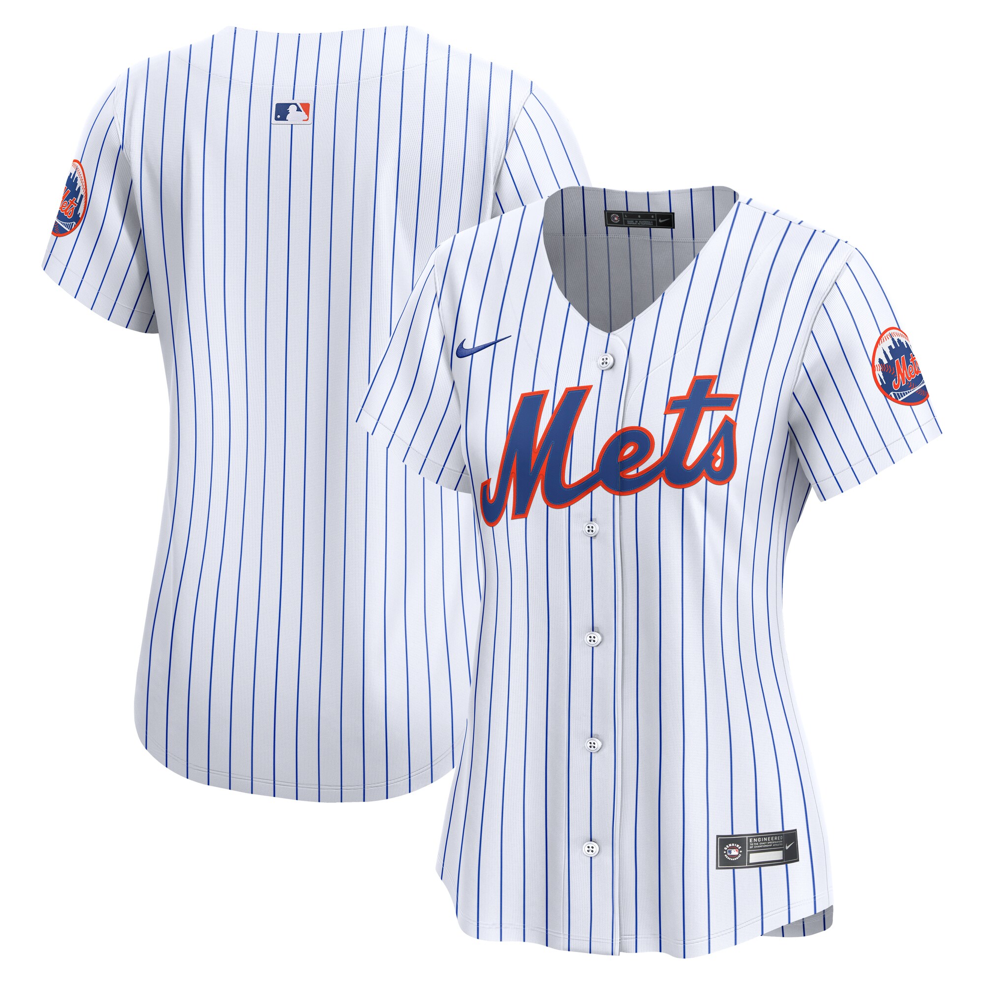 【公式グッズ】MLB メッツ ユニフォーム Nike/ナイキ レディース ホワイト (2025 Nike Women's Limited Jersey - Team Front)